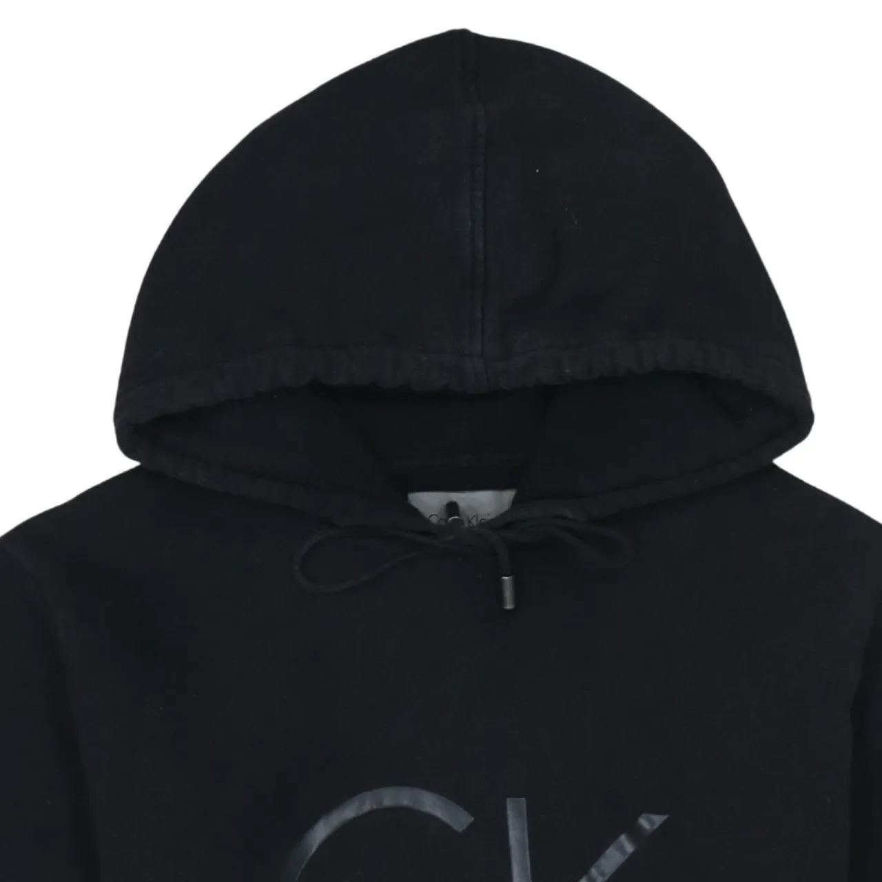 Calvin Klein 90's Spellout Pullover Hoodie Medium Black sold by Vintage Club product image thumbnail 3