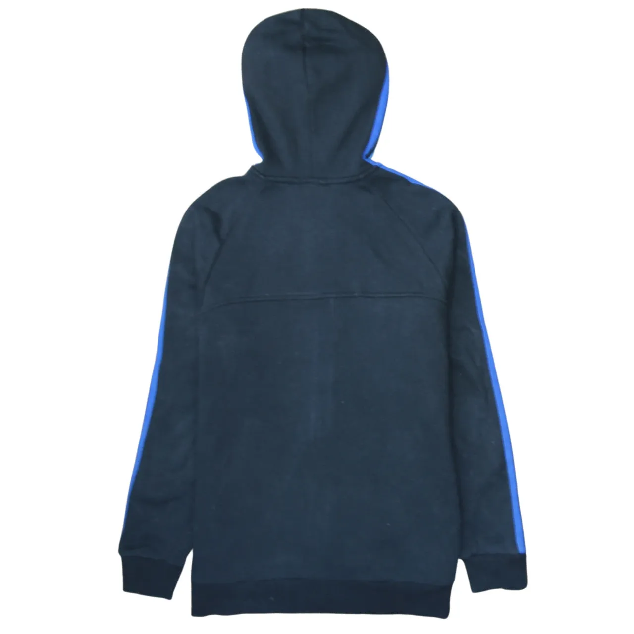 Adidas 90's Striped Sleeve Full Zip Up Hoodie Large Black sold by Vintage Club product image thumbnail 2