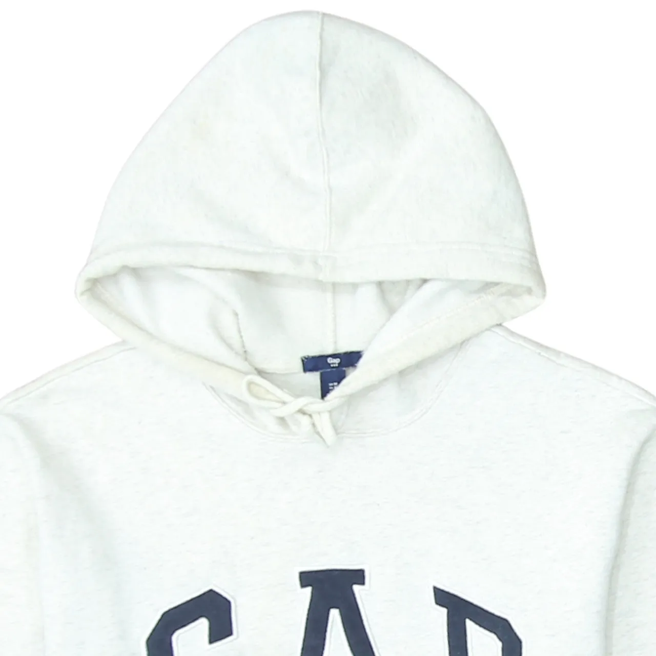Gap 90's Spellout Pullover Hoodie Medium Beige Cream sold by Vintage Club product image thumbnail 3