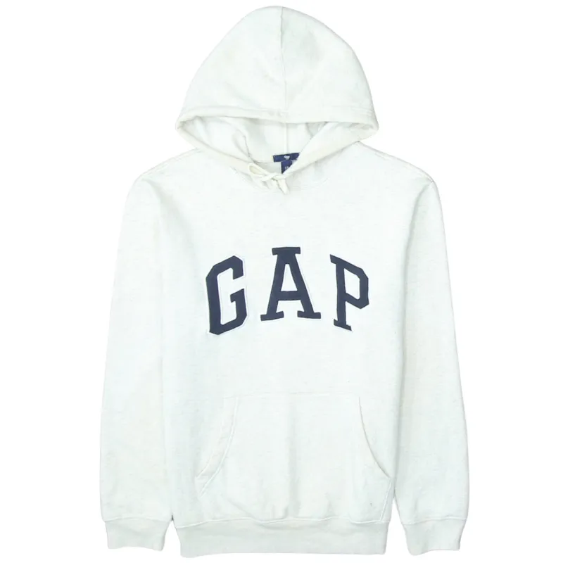 Gap 90's Spellout Pullover Hoodie Medium Beige Cream sold by Vintage Club