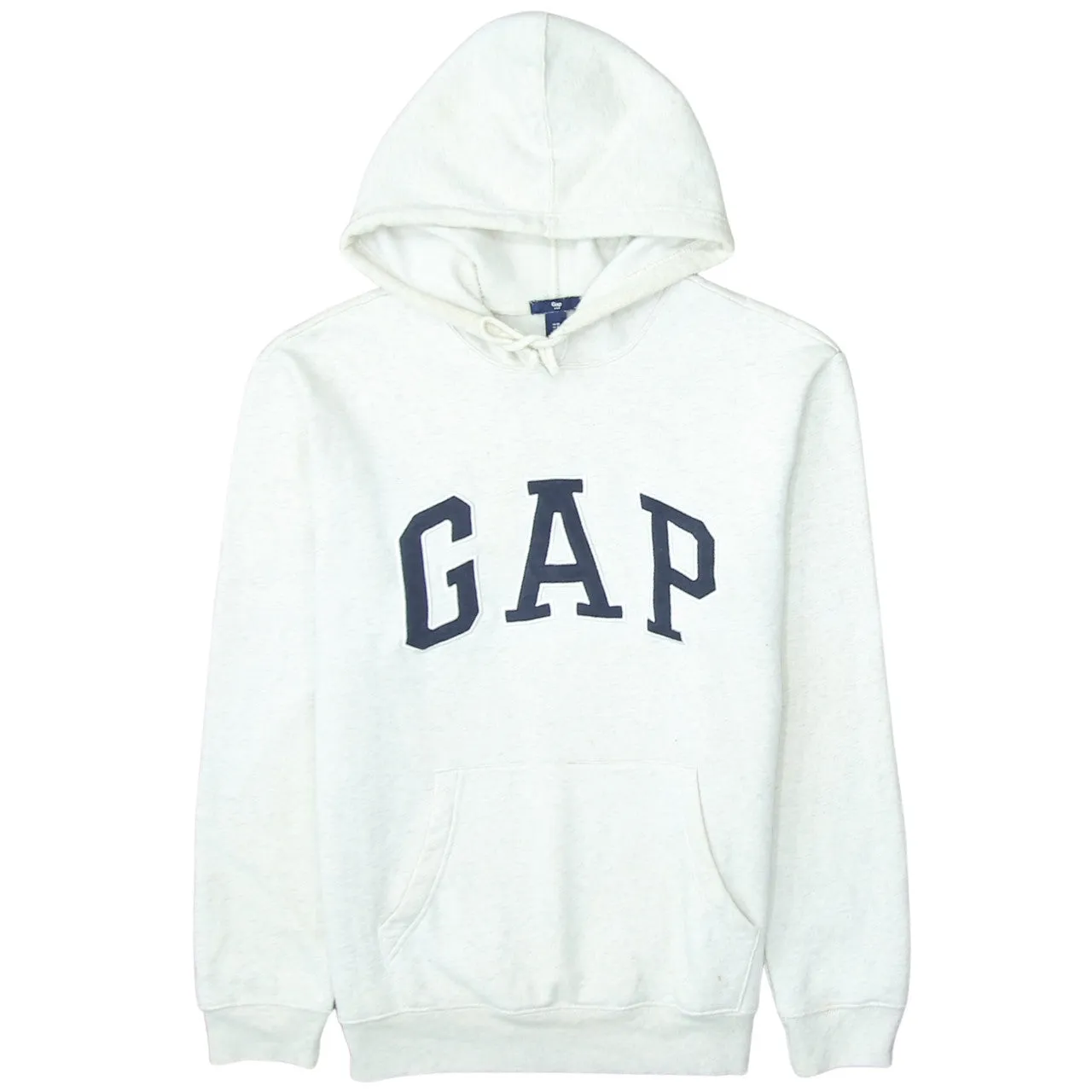 Gap 90's Spellout Pullover Hoodie Medium Beige Cream sold by Vintage Club