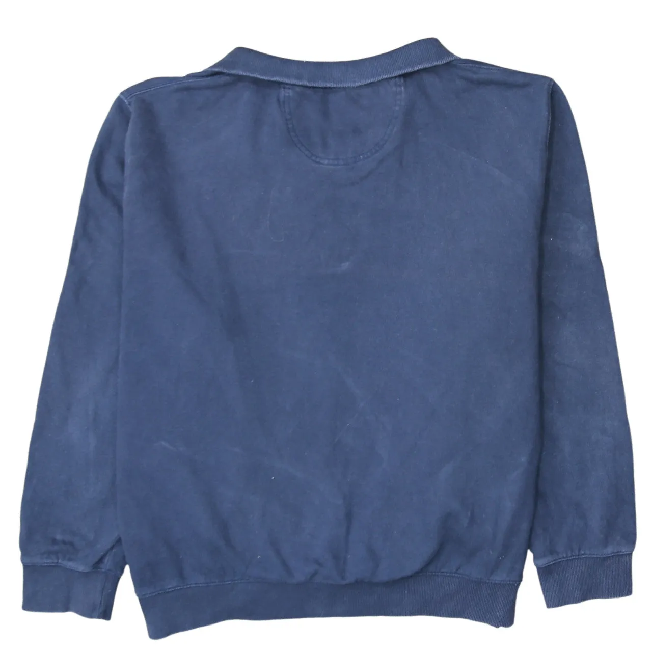 Barbour 90's Lightweight Quarter Zip Sweatshirt XXLarge (2XL) Navy Blue sold by Vintage Club product image thumbnail 2