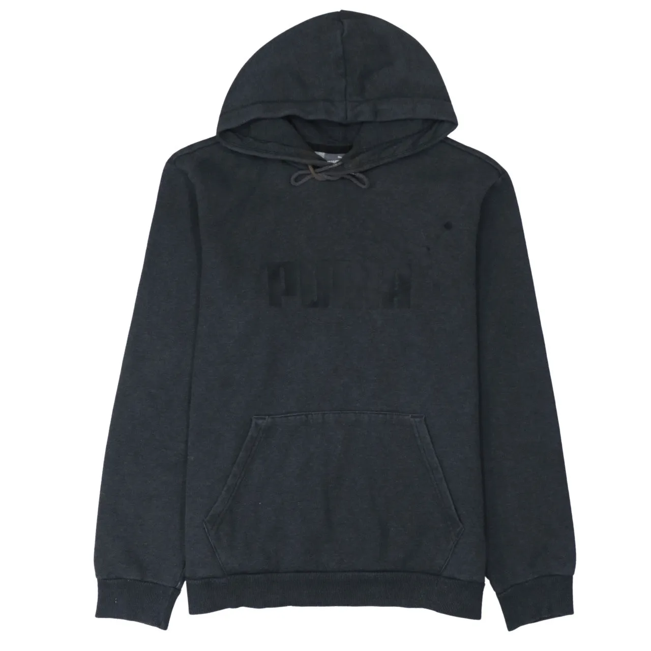 Puma 90's Spellout Pullover Hoodie Medium Grey sold by Vintage Club