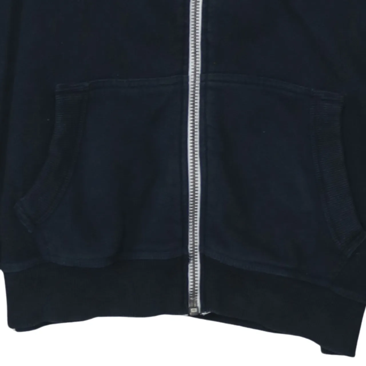 Super Dry 90's Drawstring Pockets Full Zip Up Hoodie XLarge Black sold by Vintage Club product image thumbnail 4