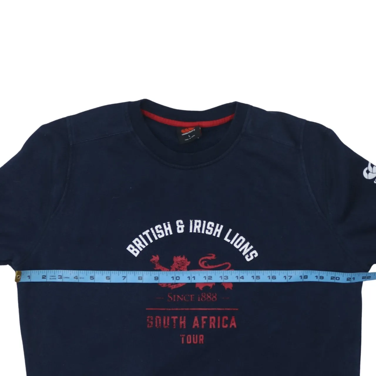 CANTERBURY 90's Lightweight Crew Neck Sweatshirt Large Navy Blue sold by Vintage Club product image thumbnail 5