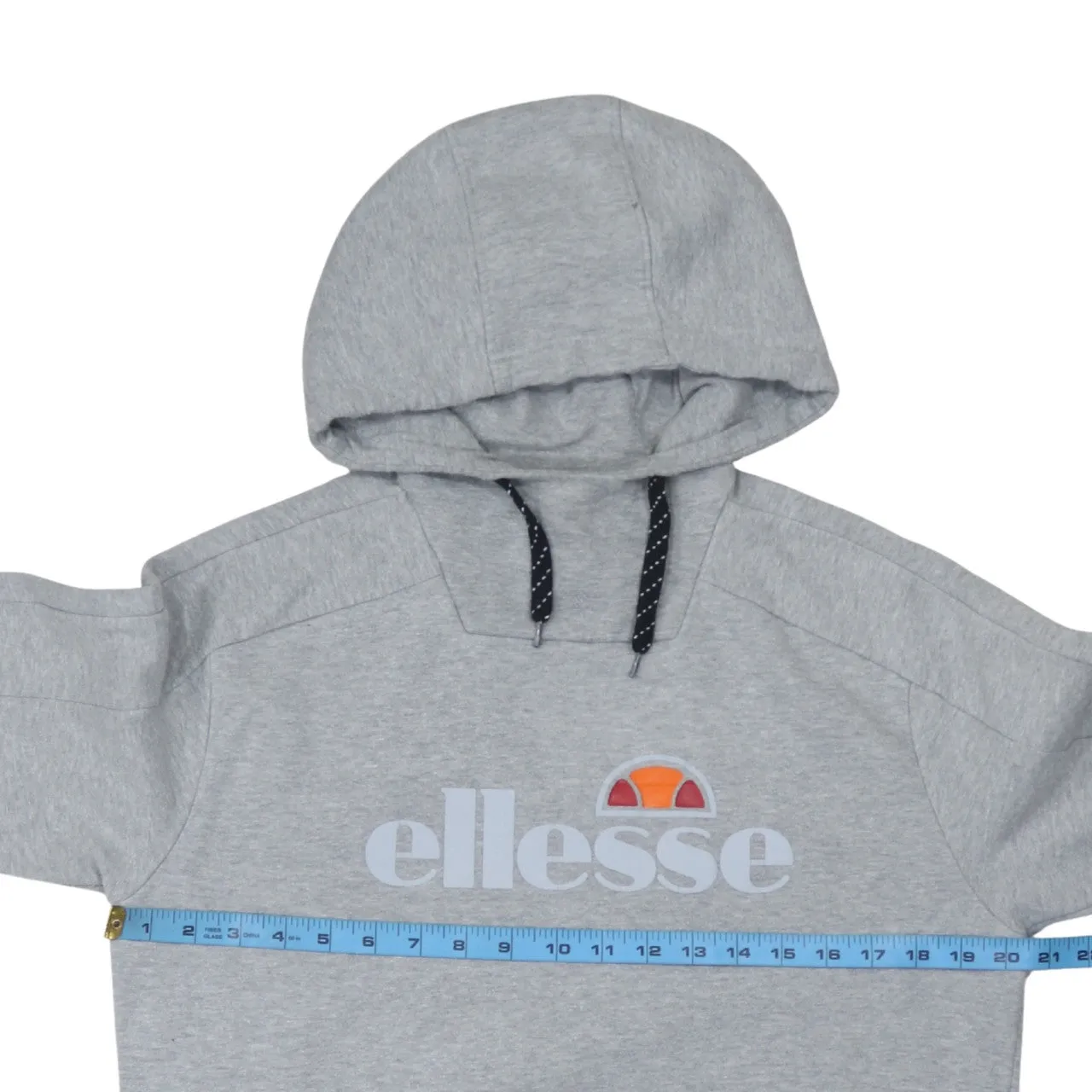 Ellesse 90's Spellout Pullover Hoodie Small Grey sold by Vintage Club product image thumbnail 5