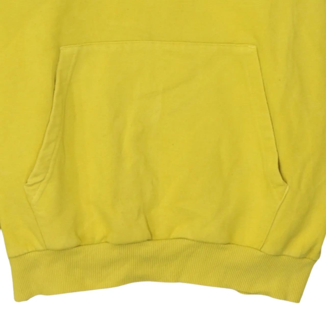 Puma Yellow Hoodie Women's Large Printed Front Logo Drawstring Hood Front Pocket Sweatshirt sold by Vintage Club product image thumbnail 4