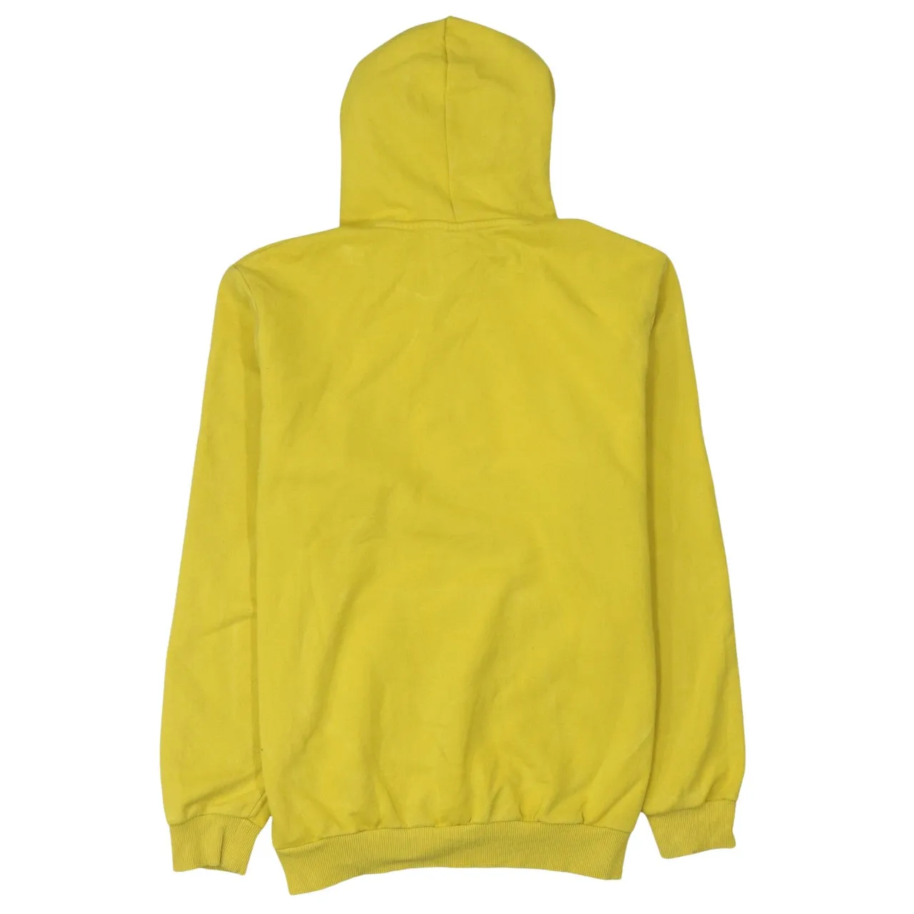 Puma Yellow Hoodie Women's Large Printed Front Logo Drawstring Hood Front Pocket Sweatshirt sold by Vintage Club product image thumbnail 2