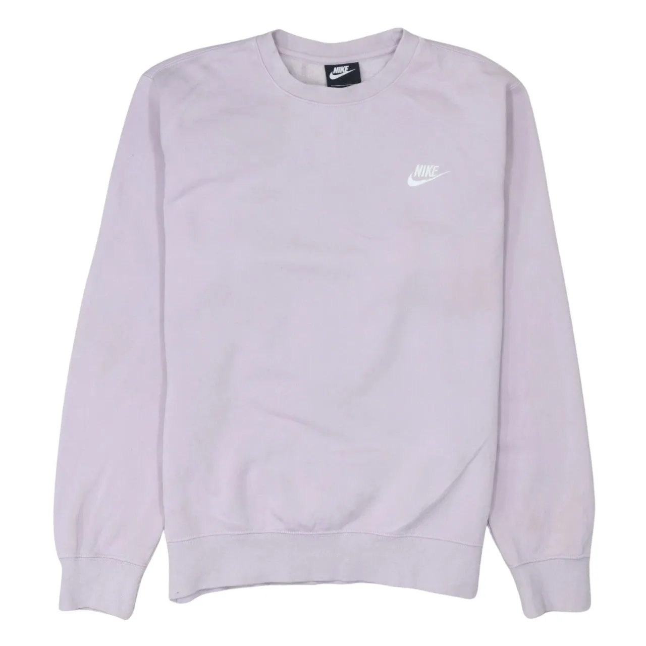 Nike 90's Swoosh Crew Neck Sweatshirt Small Pink sold by Vintage Club