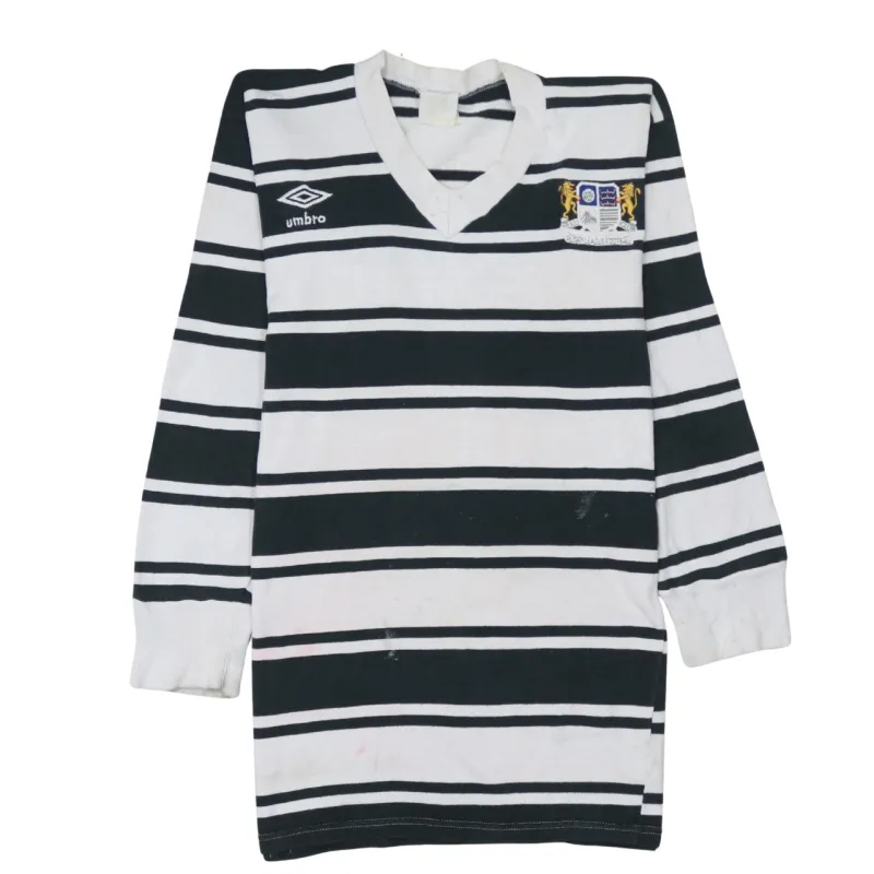 Umbro 90's Lightweight V Neck Sweatshirt XSmall  Black sold by Vintage Club