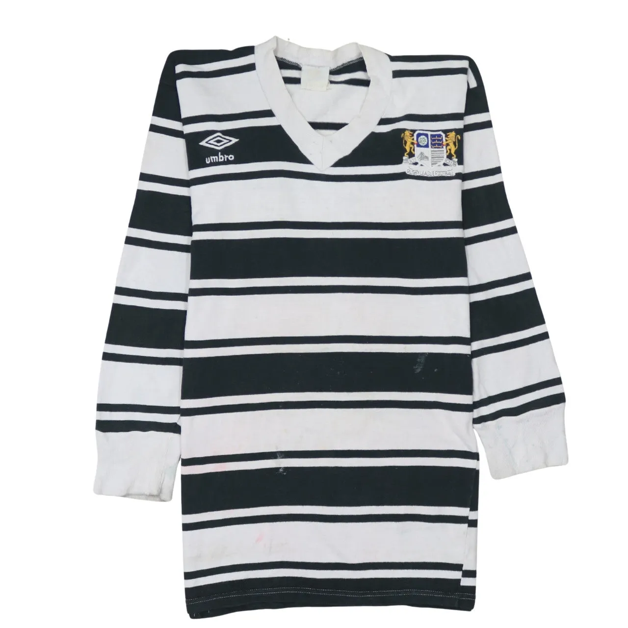 Umbro 90's Lightweight V Neck Sweatshirt XSmall Black sold by Vintage Club