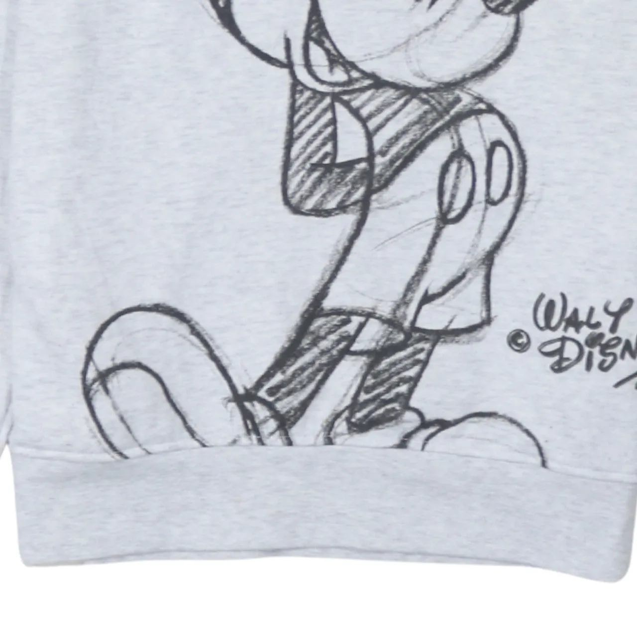 Disney 90's Mickey Mouse Pullover Hoodie XXSmall Grey sold by Vintage Club product image thumbnail 4