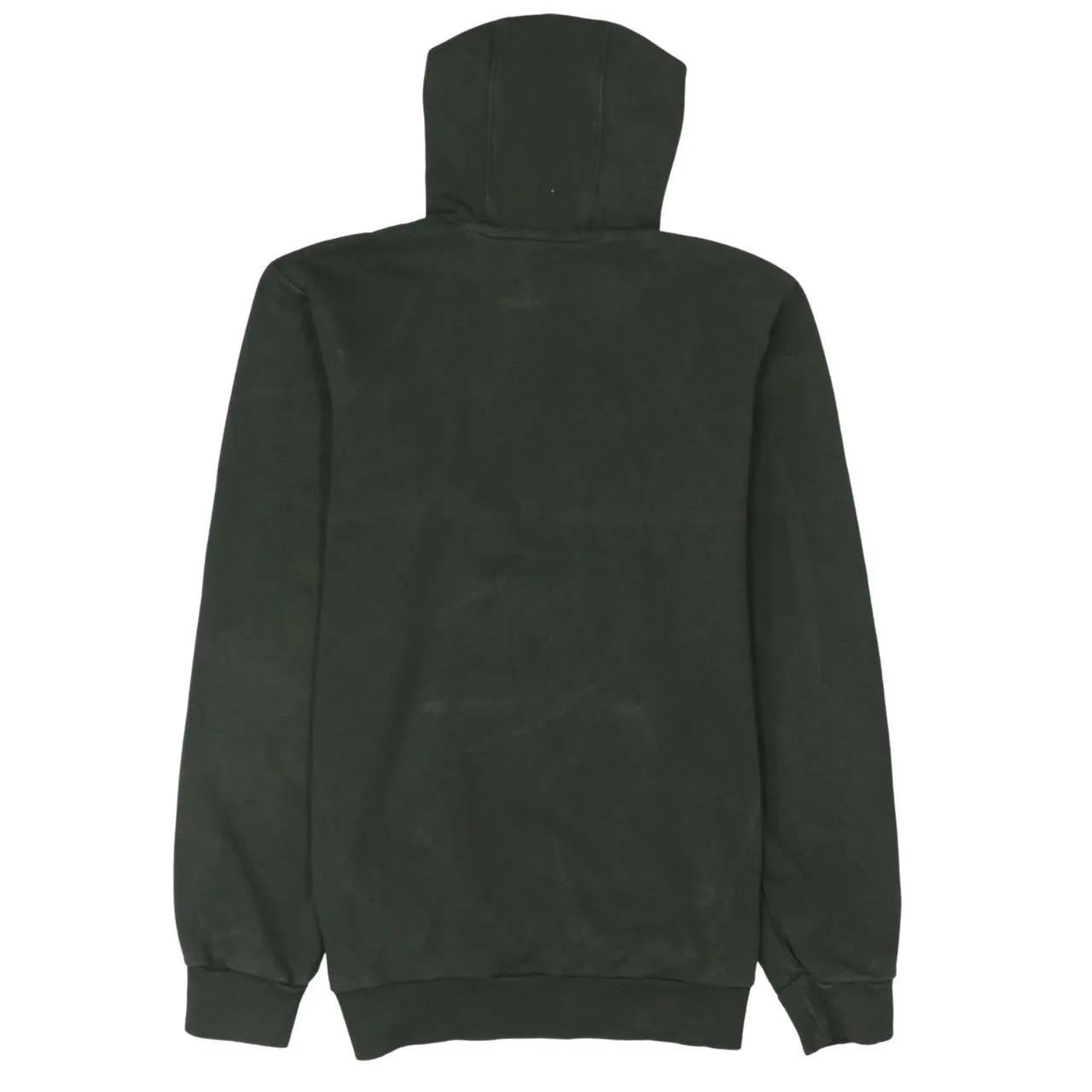 Adidas 90's Drawstring Pockets Pullover Hoodie Medium Green sold by Vintage Club product image thumbnail 2