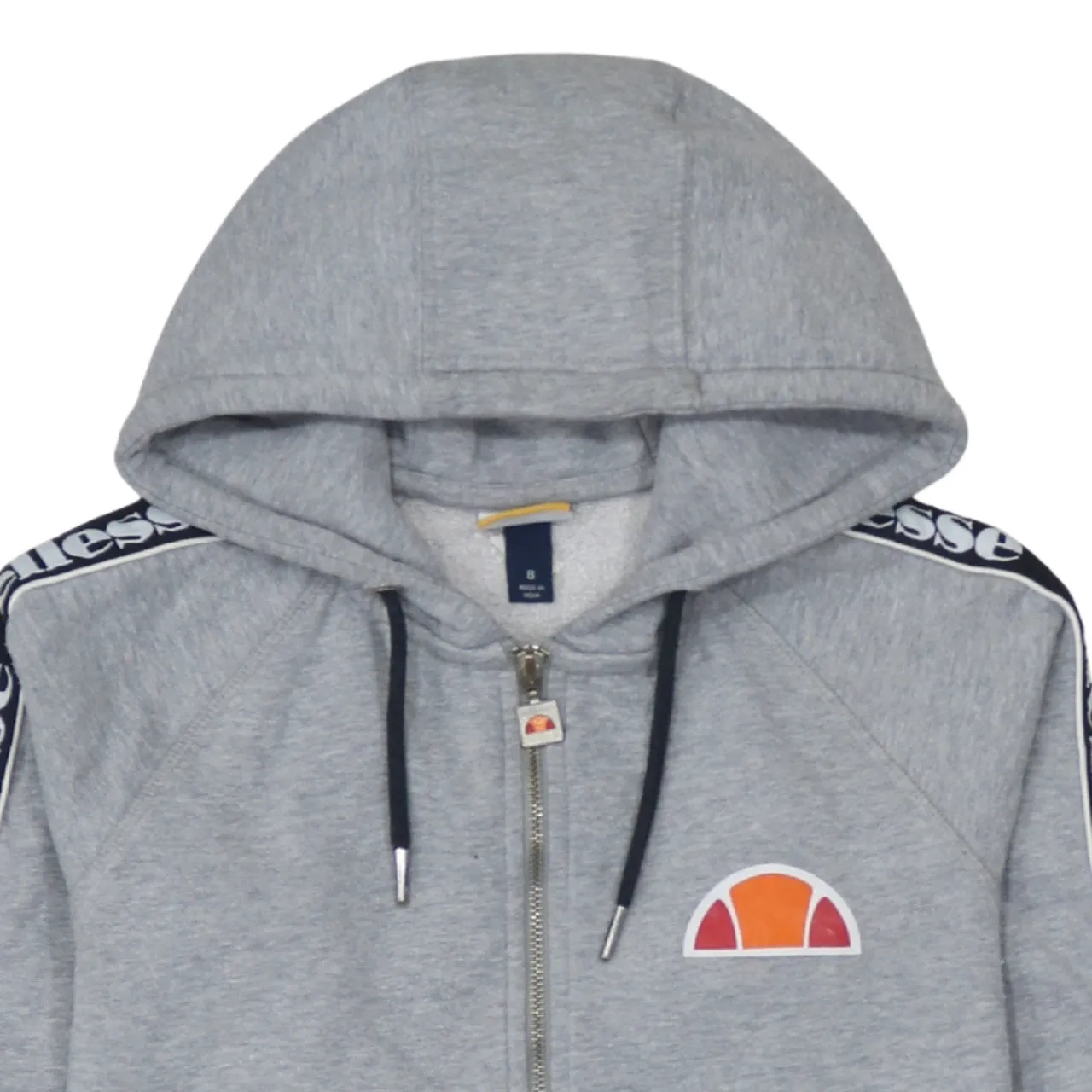Ellesse 90's Sportswear Full Zip Up Hoodie XSmall Grey sold by Vintage Club product image thumbnail 3