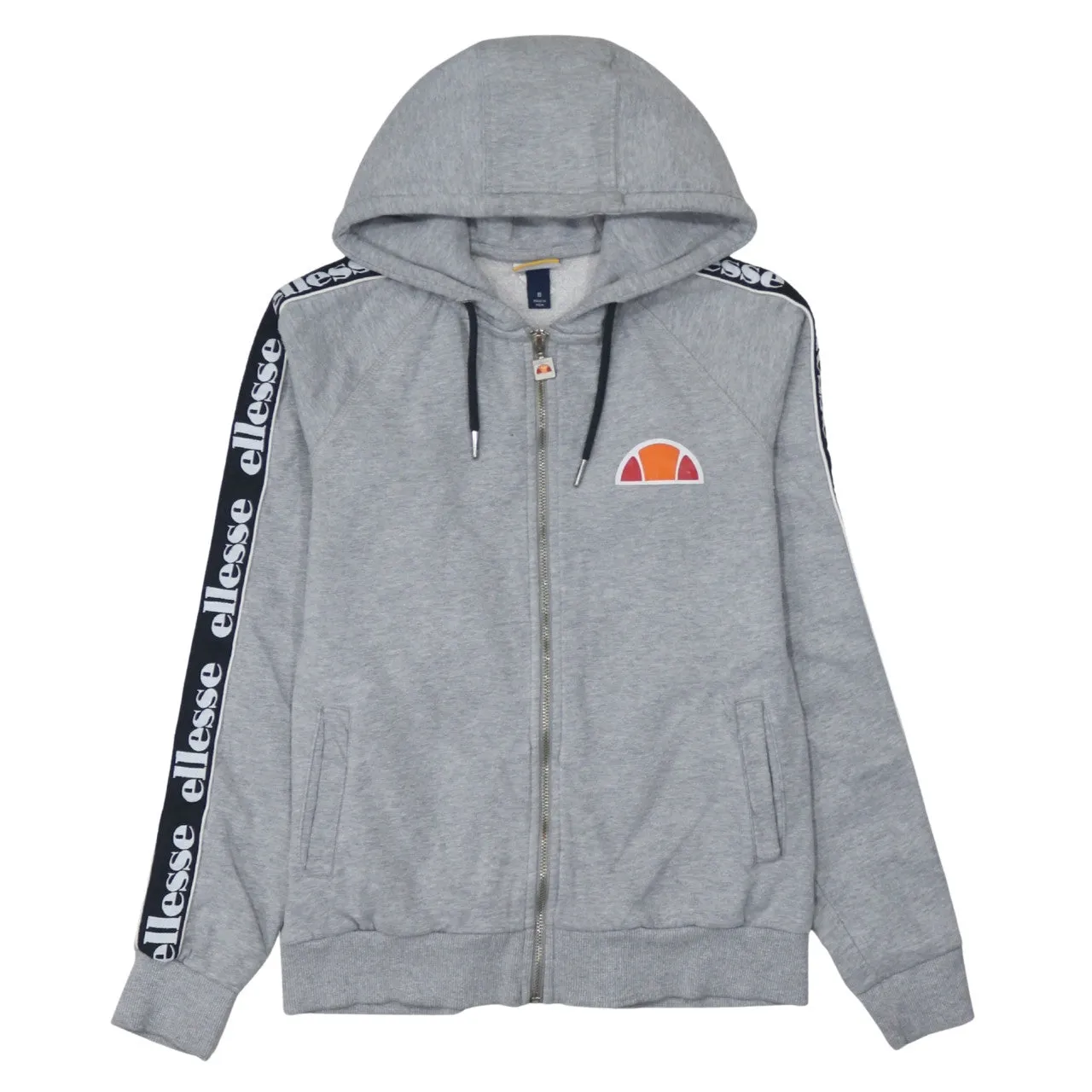 Ellesse 90's Sportswear Full Zip Up Hoodie XSmall Grey sold by Vintage Club