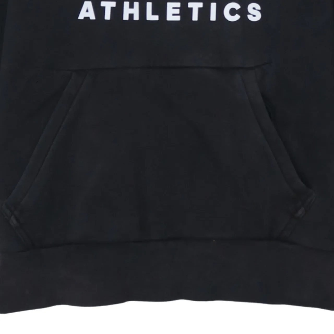 Adidas 90's Spellout Pullover Hoodie Small Black sold by Vintage Club product image thumbnail 4