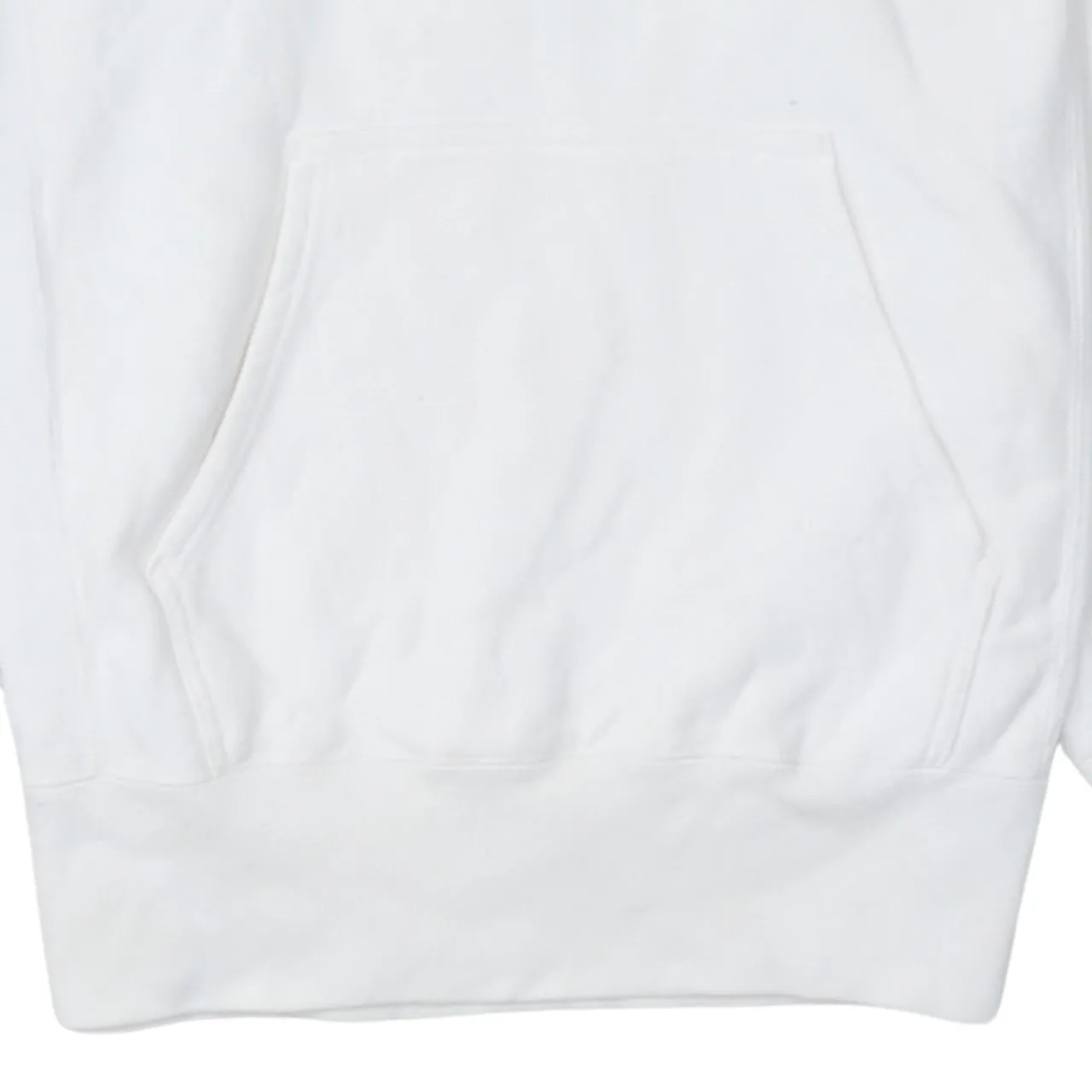 Champion 90's Drawstring Pockets Pullover Hoodie Small White sold by Vintage Club product image thumbnail 4
