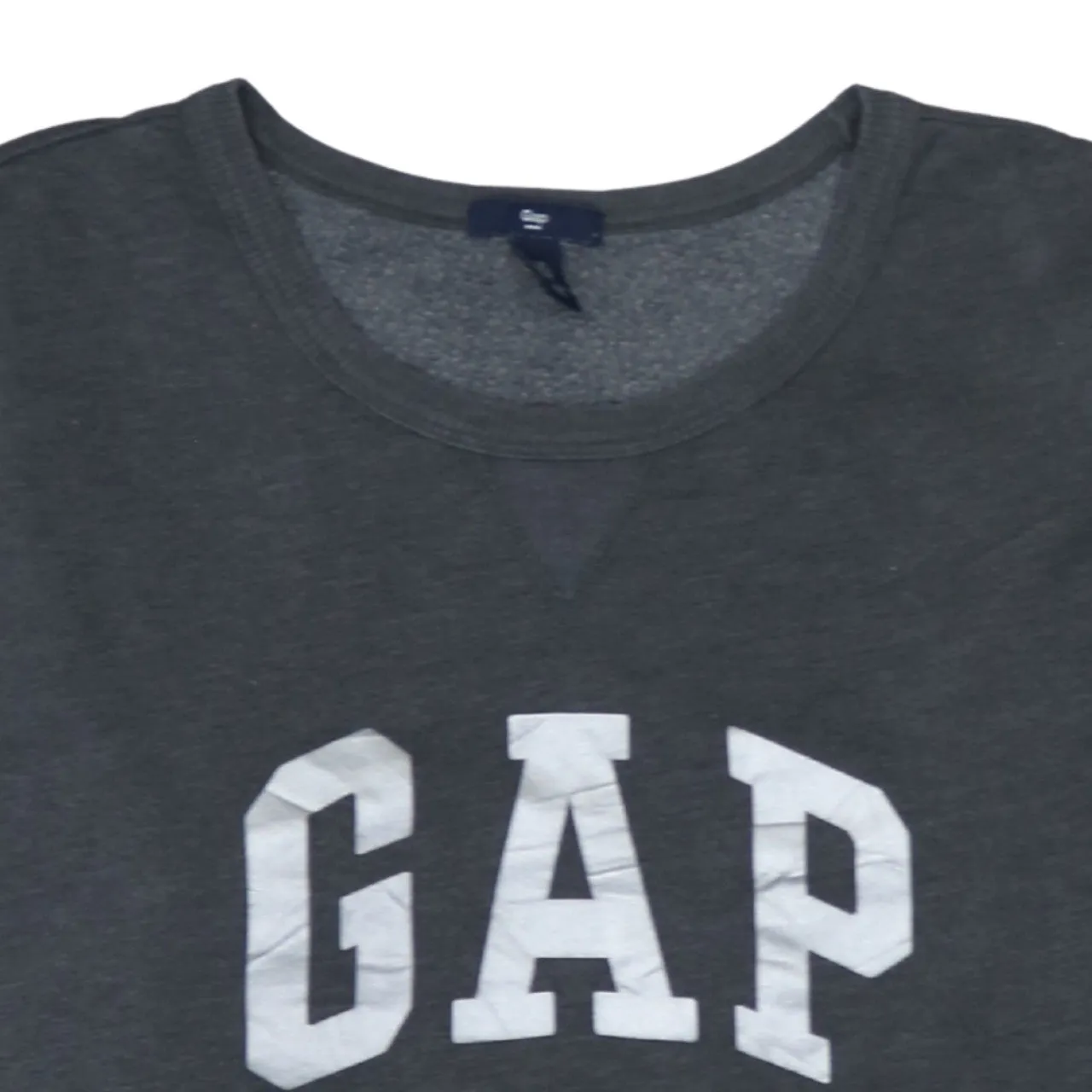Gap 90's Spellout Crew Neck Sweatshirt XLarge Grey sold by Vintage Club product image thumbnail 3