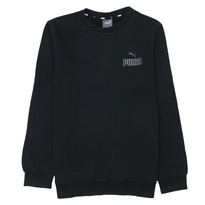 Puma 90's Lightweight Crew Neck Sweatshirt Small Black sold by Vintage Club