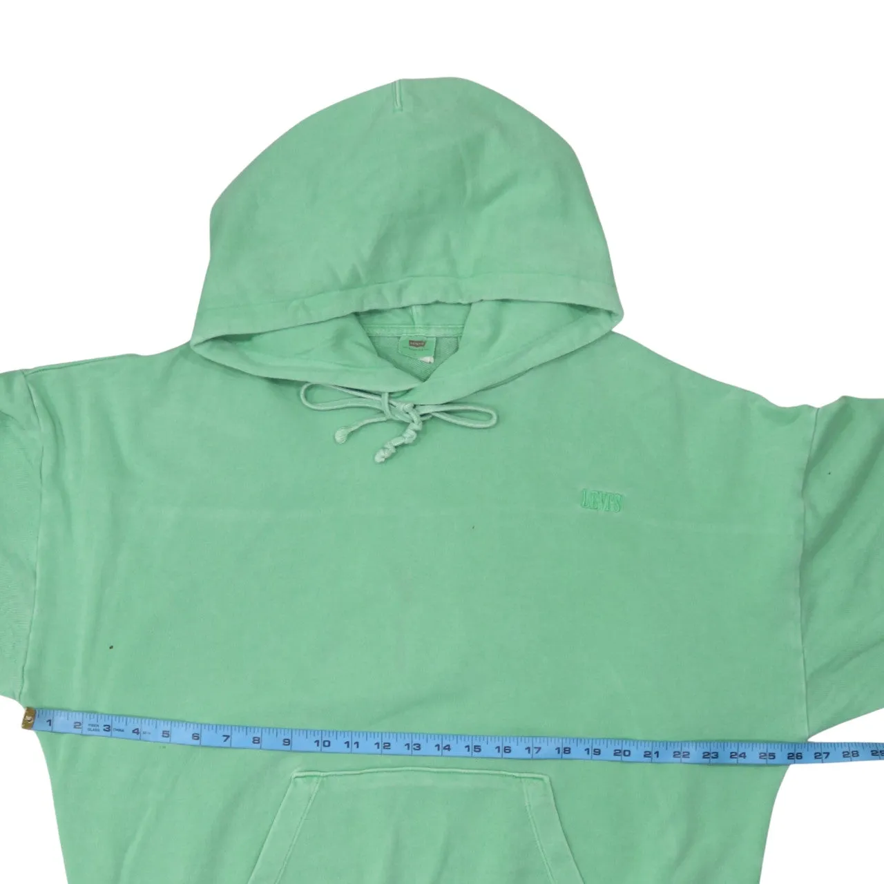 Levi's 90's Drawstring Pockets Pullover Hoodie Large Green sold by Vintage Club product image thumbnail 5