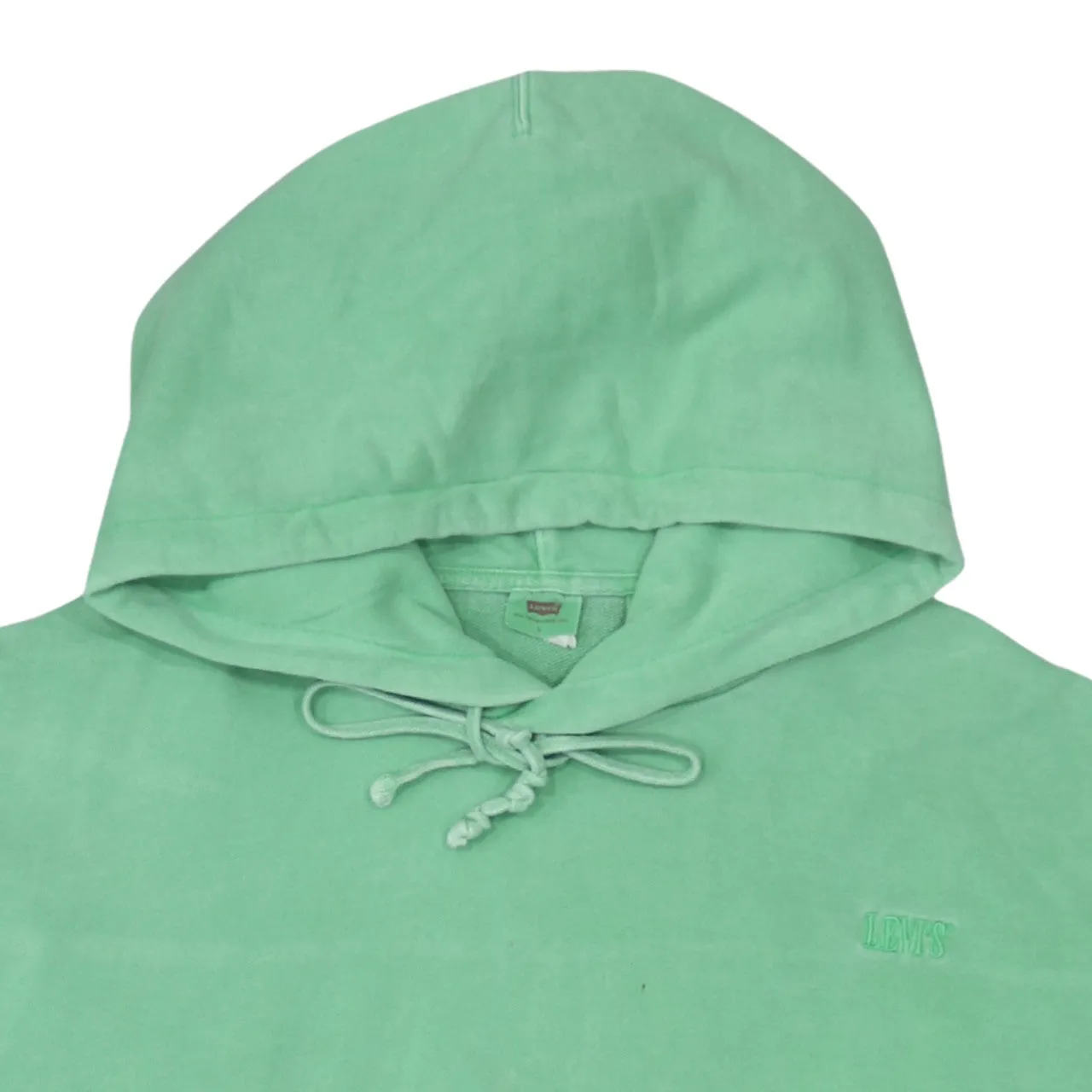 Levi's 90's Drawstring Pockets Pullover Hoodie Large Green sold by Vintage Club product image thumbnail 3