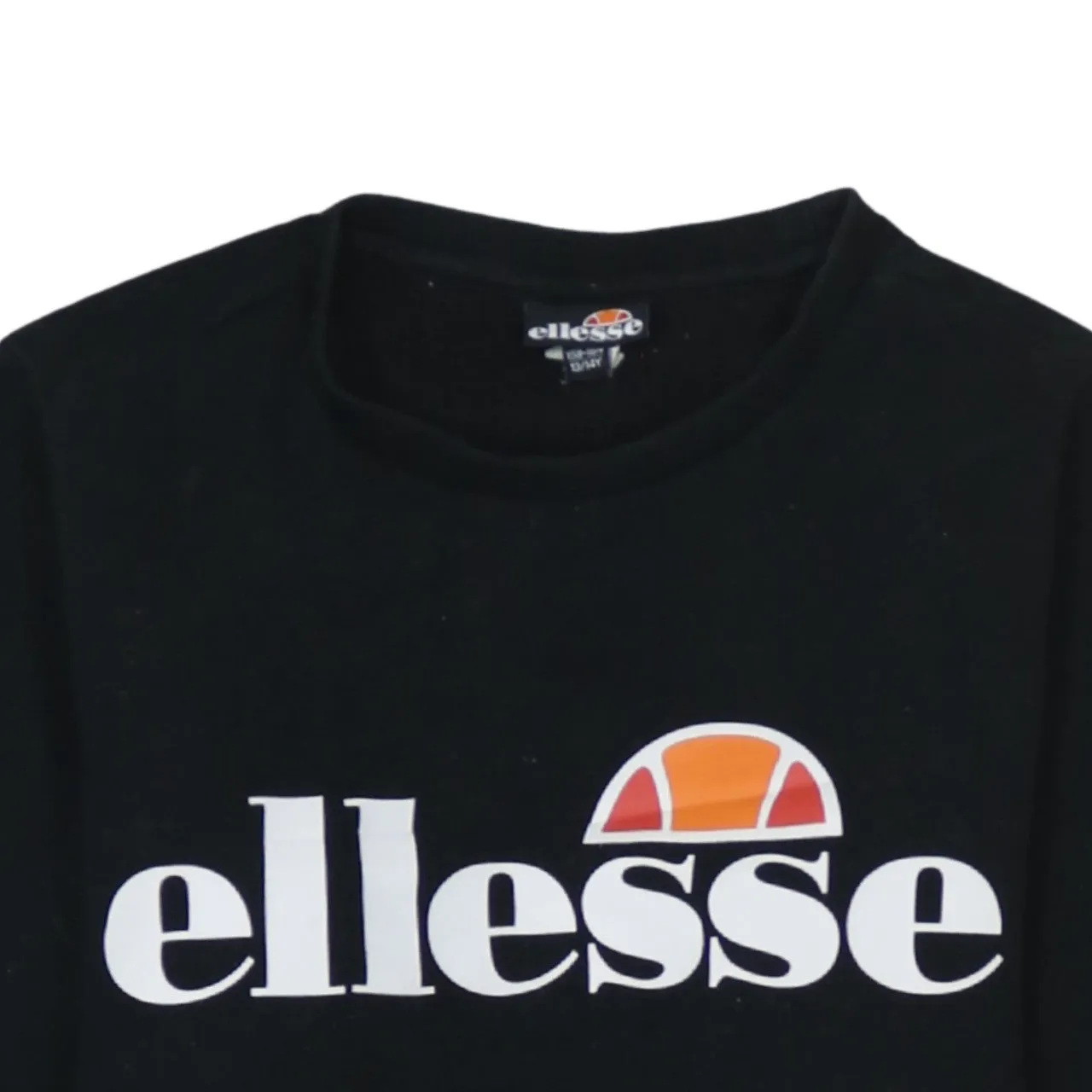 Ellesse 90's Spellout Crew Neck Sweatshirt Medium Black sold by Vintage Club product image thumbnail 3