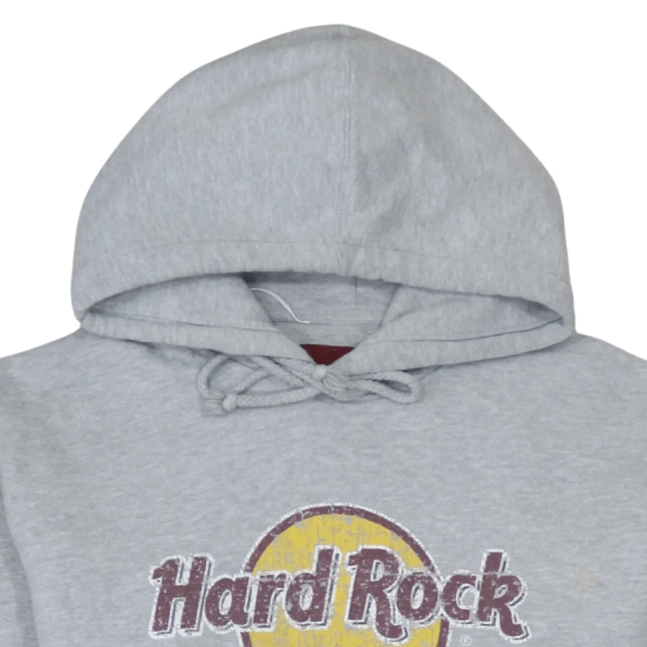 Hard Rock Cafe 90's Spellout Pullover Hoodie Large Grey sold by Vintage Club product image thumbnail 3