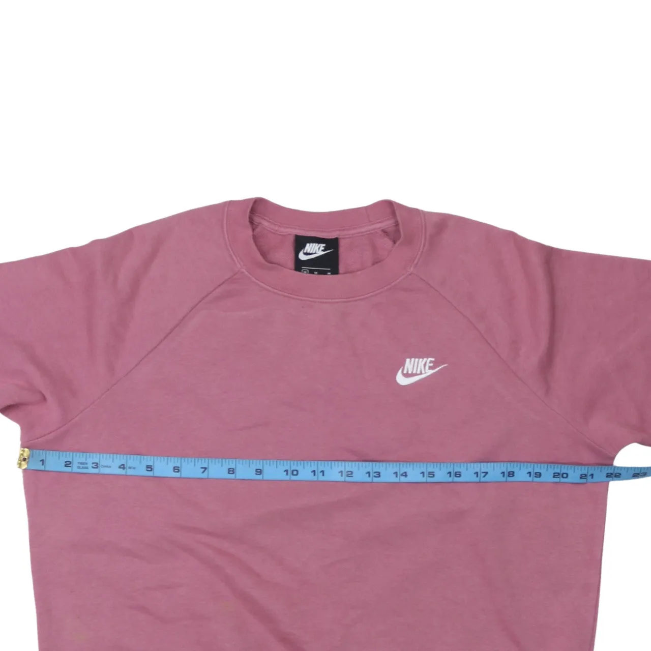 Nike 90's Swoosh Crew Neck Sweatshirt Medium Pink sold by Vintage Club product image thumbnail 5