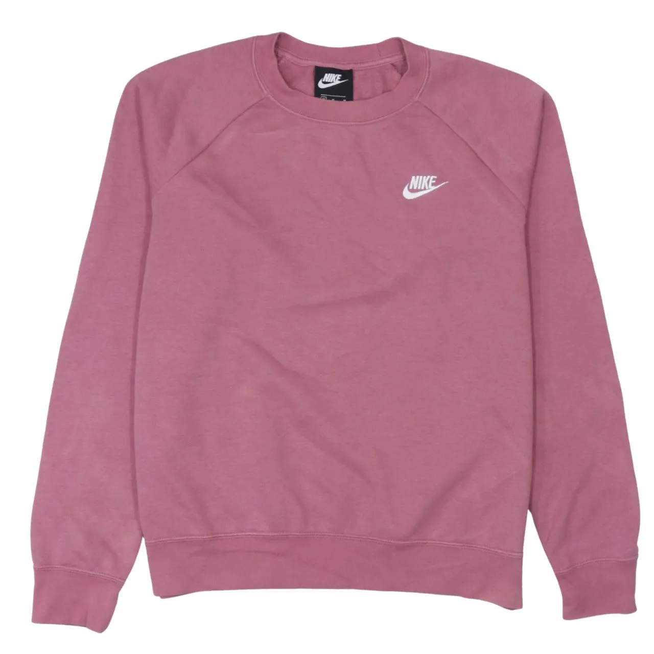 Nike 90's Swoosh Crew Neck Sweatshirt Medium Pink sold by Vintage Club