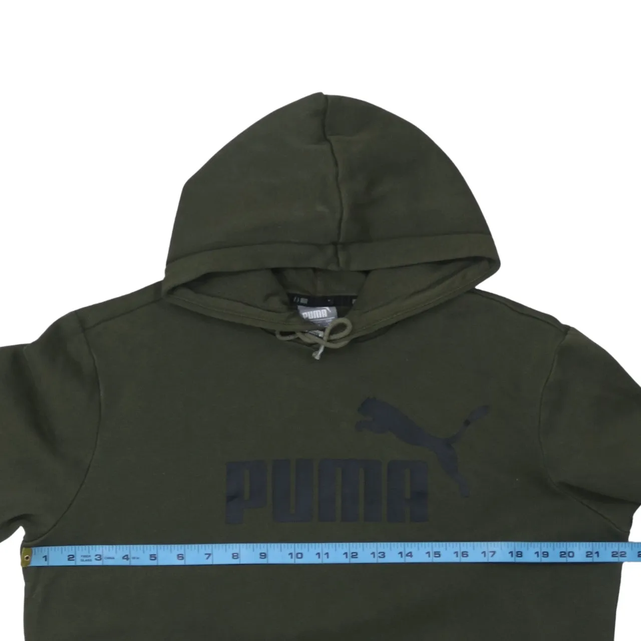 Puma 90's Spellout Pullover Hoodie Medium Green sold by Vintage Club product image thumbnail 5
