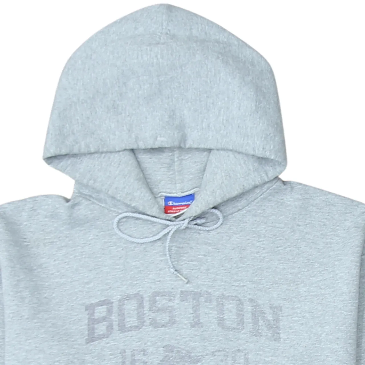 Champion 90's Drawstring Pockets Pullover Hoodie Large Grey sold by Vintage Club product image thumbnail 3