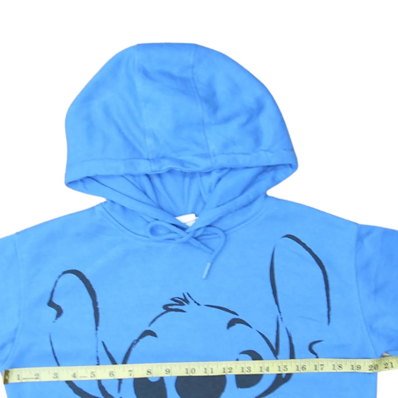 Disney Blue Hoodie Women's XSmall Stitch Graphic Printed Front Pullover Sweatshirt sold by Vintage Club product image thumbnail 5