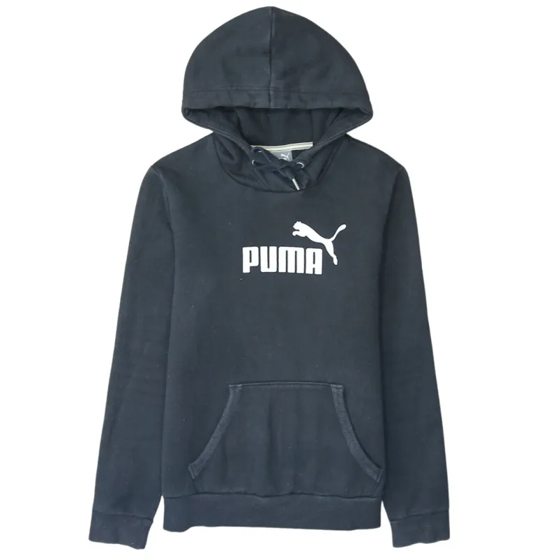 Puma 90's Spellout Pullover Hoodie Medium Black sold by Vintage Club