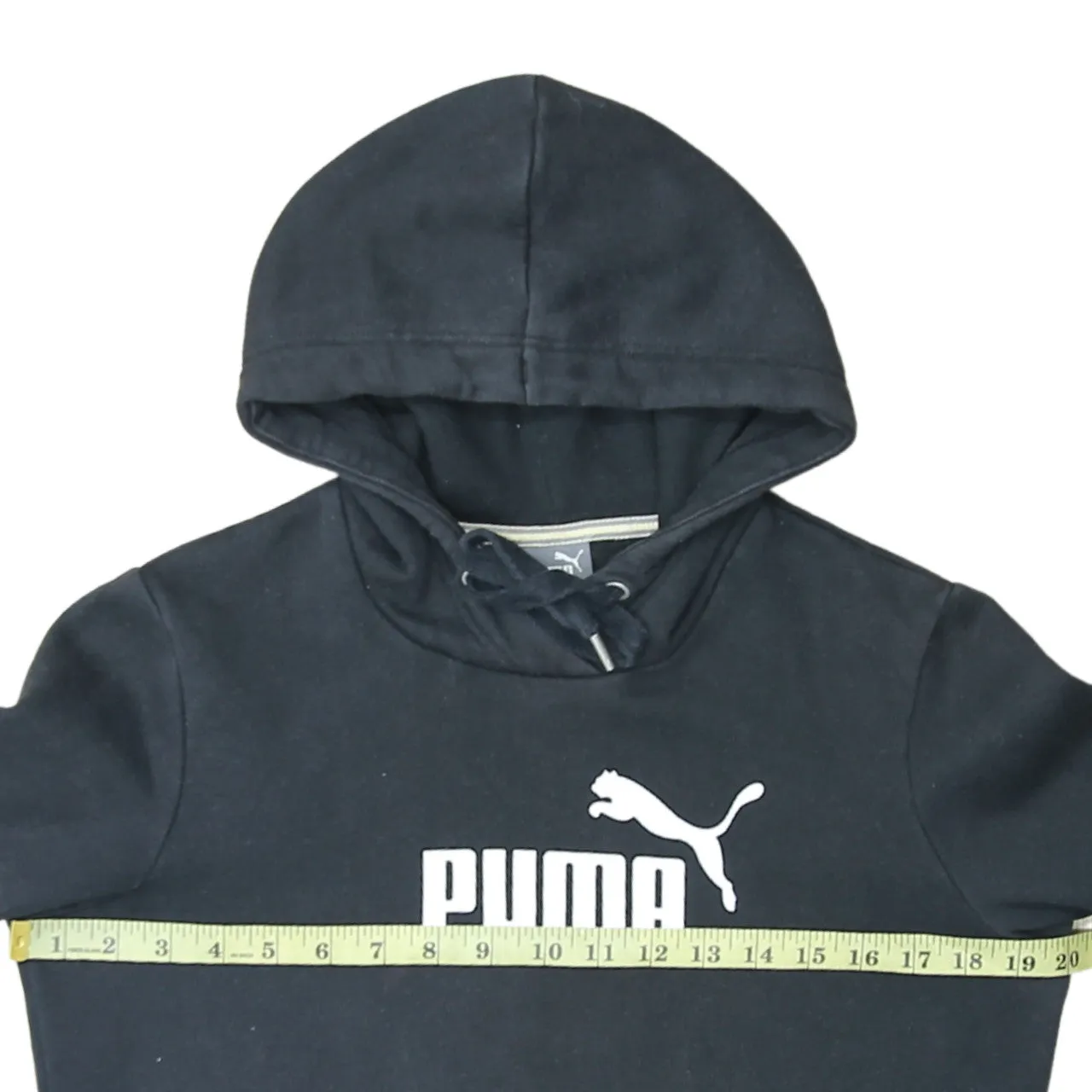 Puma 90's Spellout Pullover Hoodie Medium Black sold by Vintage Club product image thumbnail 5