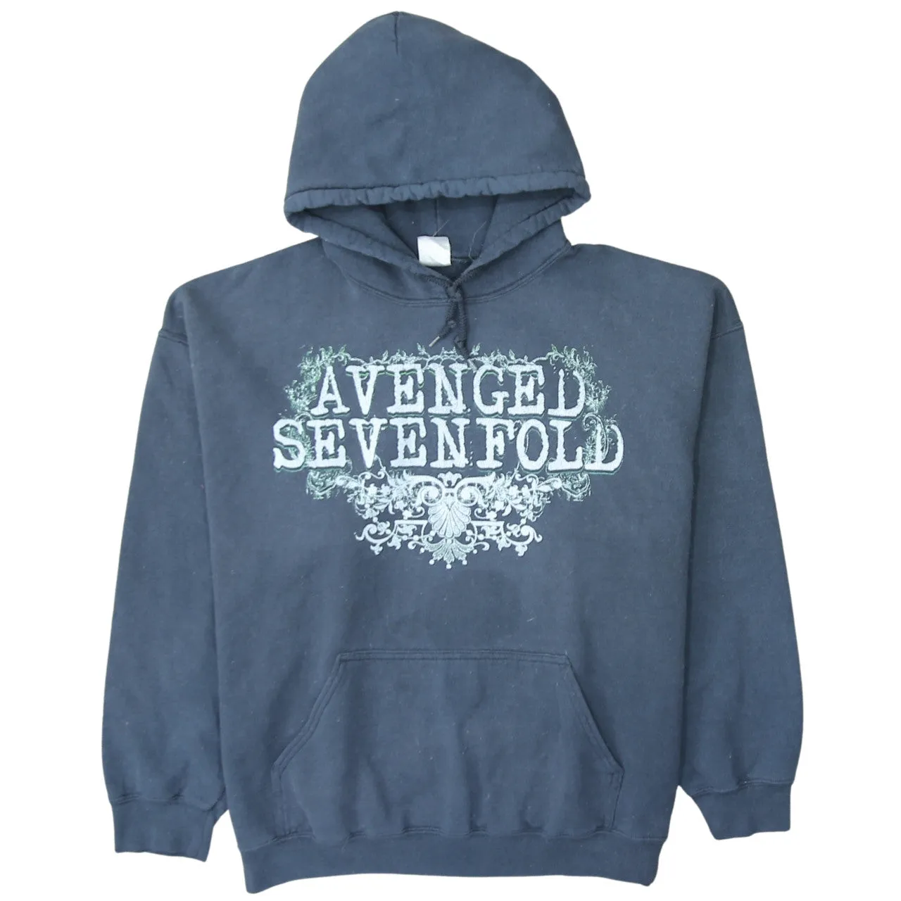 Gildan 90's Avenged Sevenfold Pullover Hoodie XLarge Black sold by Vintage Club