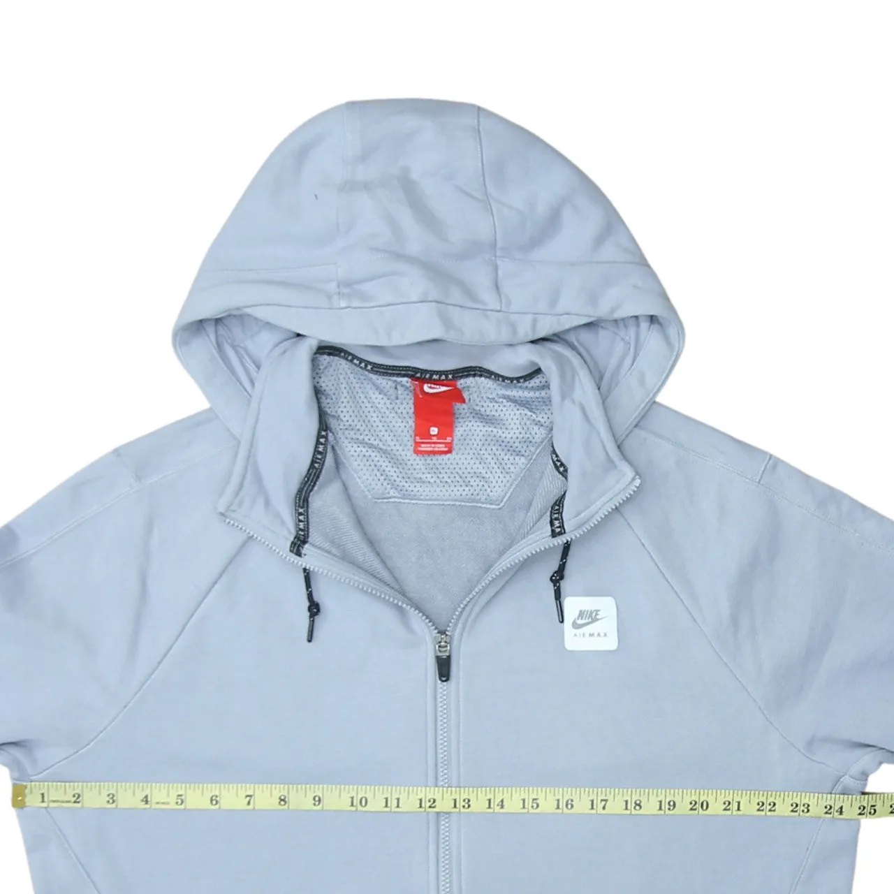 Nike 90's Swoosh Full Zip Up Hoodie XLarge Grey sold by Vintage Club product image thumbnail 5