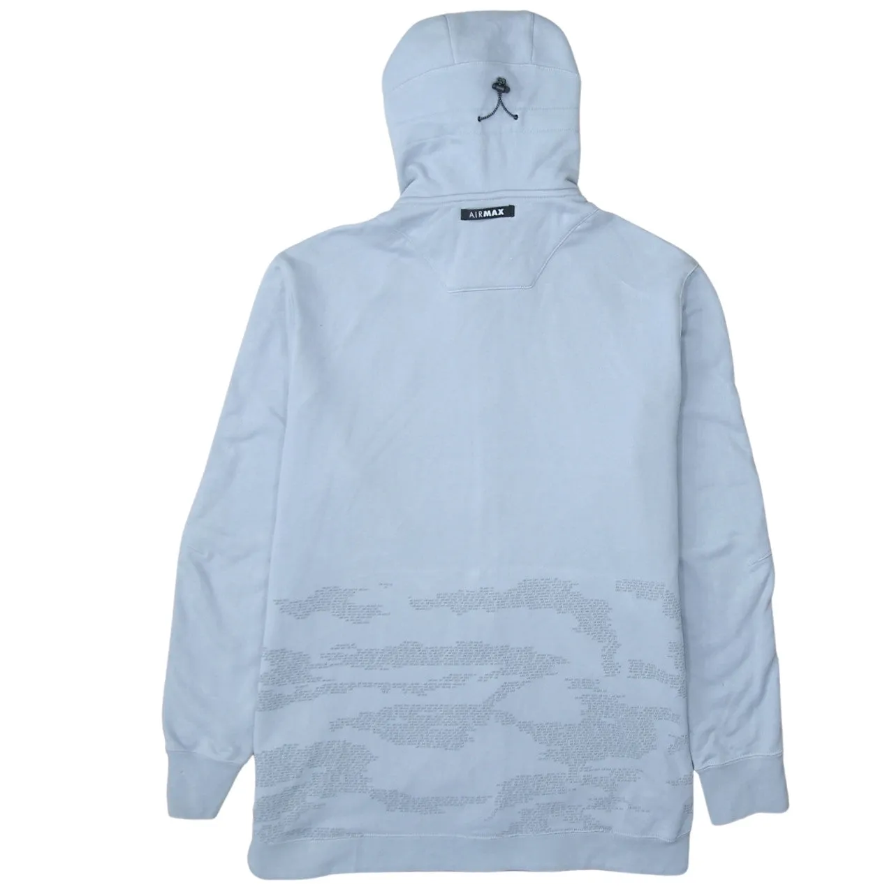 Nike 90's Swoosh Full Zip Up Hoodie XLarge Grey sold by Vintage Club product image thumbnail 2