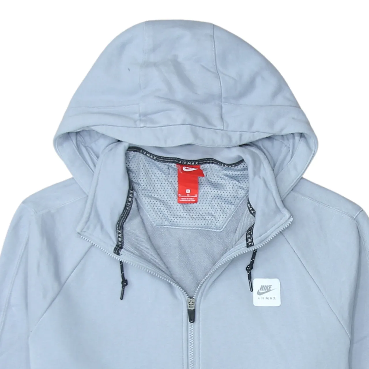 Nike 90's Swoosh Full Zip Up Hoodie XLarge Grey sold by Vintage Club product image thumbnail 3
