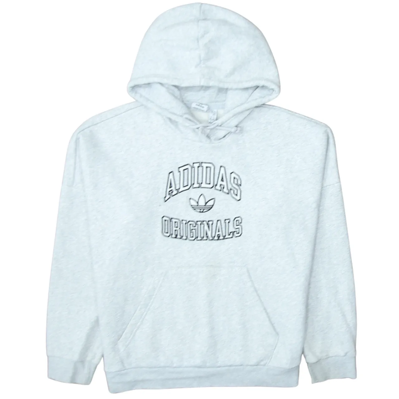 Adidas 90's Spellout Pullover Hoodie Medium Grey sold by Vintage Club