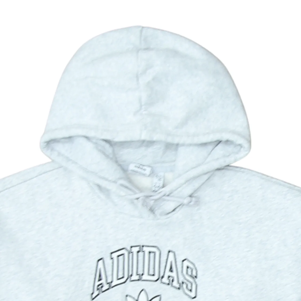 Adidas 90's Spellout Pullover Hoodie Medium Grey sold by Vintage Club product image thumbnail 3