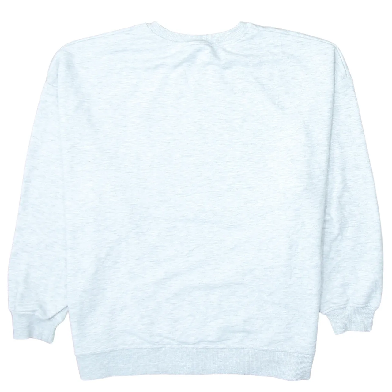 Disney Light Grey Sweatshirt Women's Large Printed Stitch Graphic Crewneck Pullover Top sold by Vintage Club product image thumbnail 2