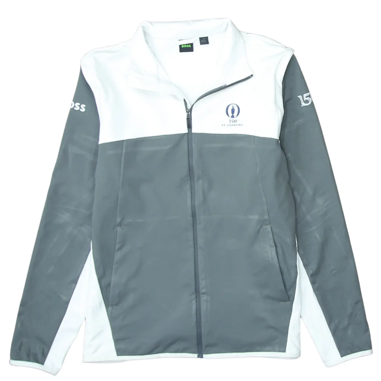 HUGO BOSS 90's Lightweight Full Zip Up Windbreaker XLarge Green sold by Vintage Club