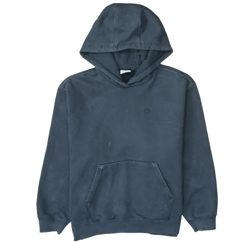 Adidas 90's Drawstring Pockets Pullover Hoodie Large  Black sold by Vintage Club