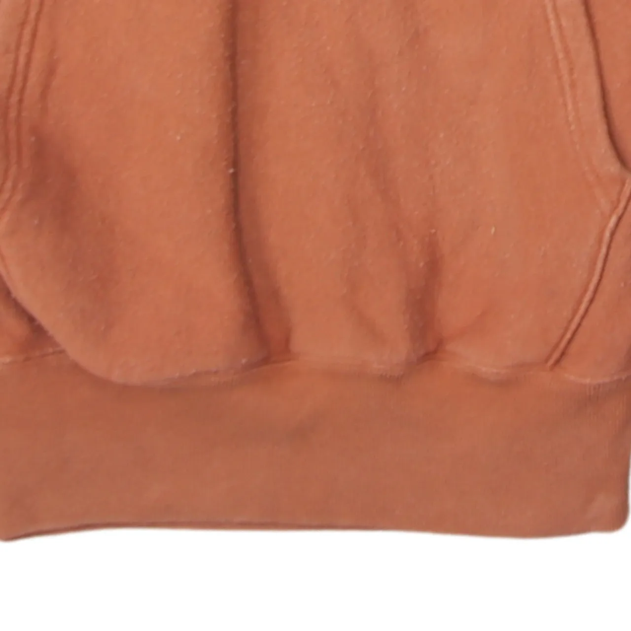 Champion Burnt Orange Hoodie Men's XSmall Embroidered Chest Logo Front Pocket Pullover Sweatshirt sold by Vintage Club product image thumbnail 4