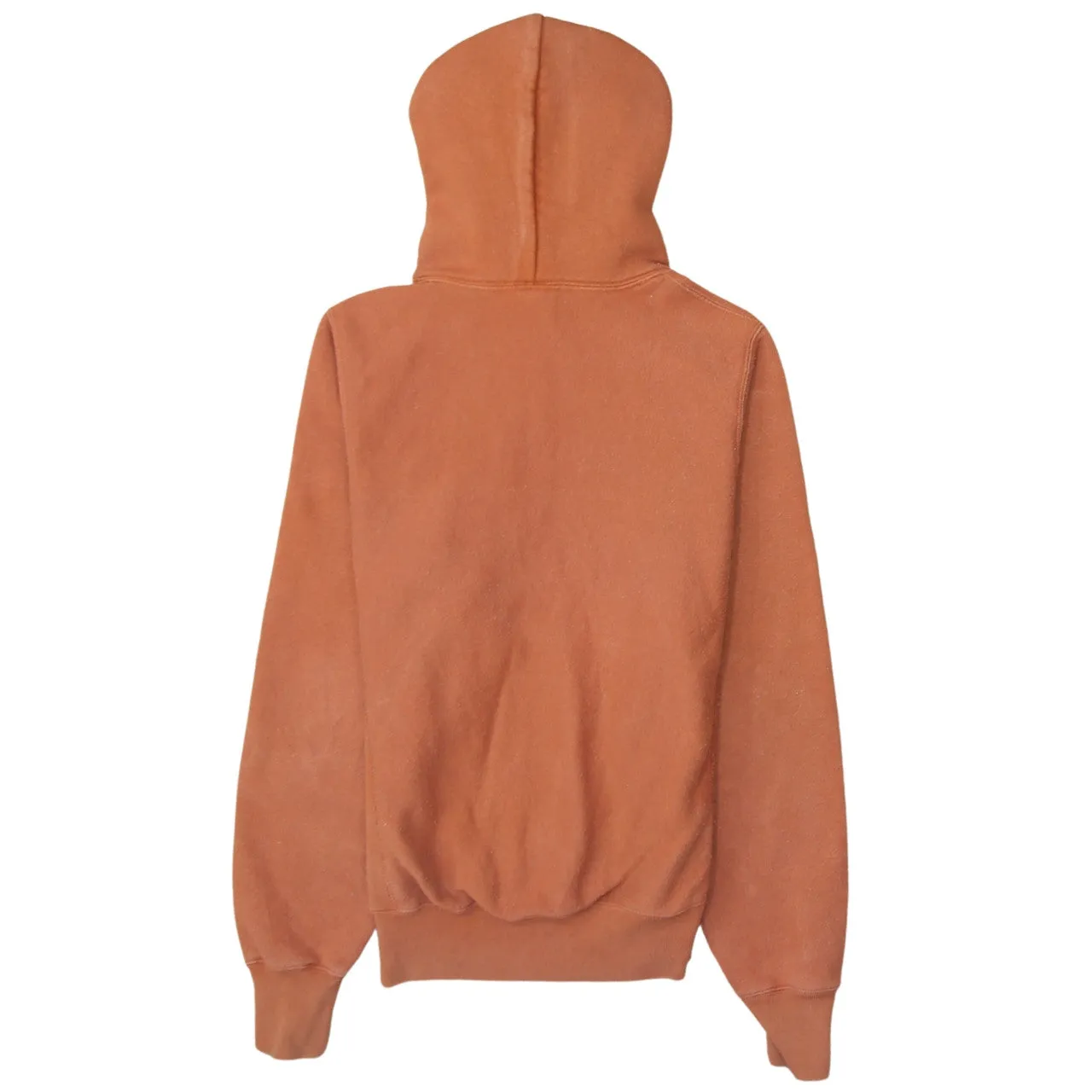 Champion Burnt Orange Hoodie Men's XSmall Embroidered Chest Logo Front Pocket Pullover Sweatshirt sold by Vintage Club product image thumbnail 2