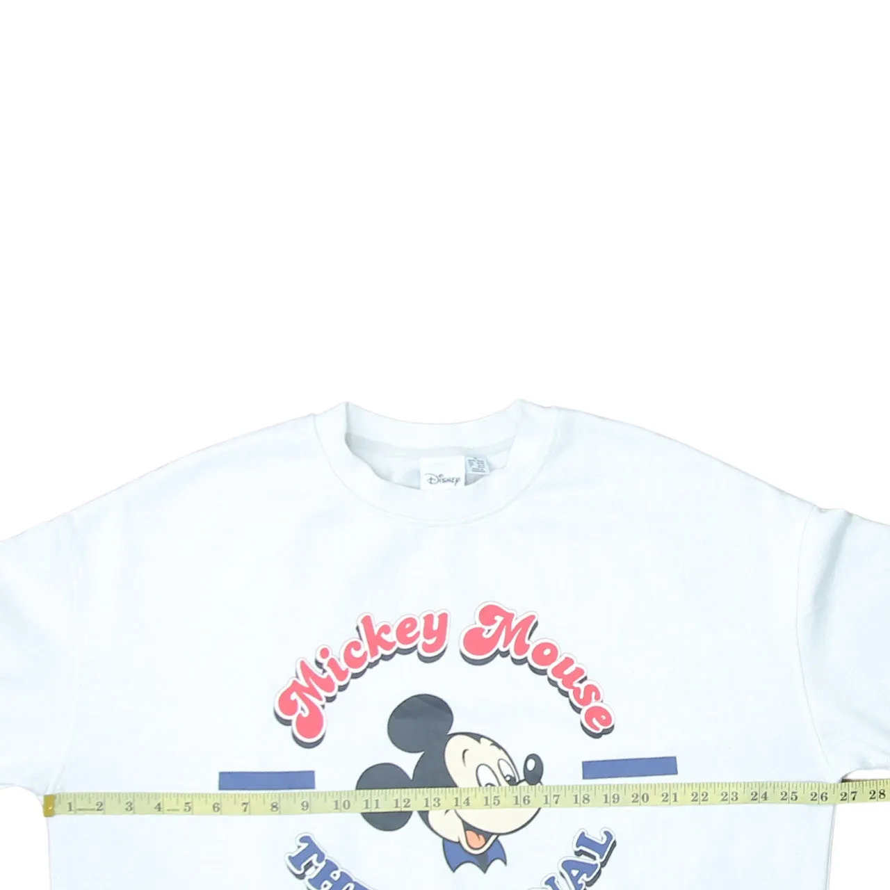 Disney 90's Mickey Mouse Crew Neck Sweatshirt XLarge White sold by Vintage Club product image thumbnail 5