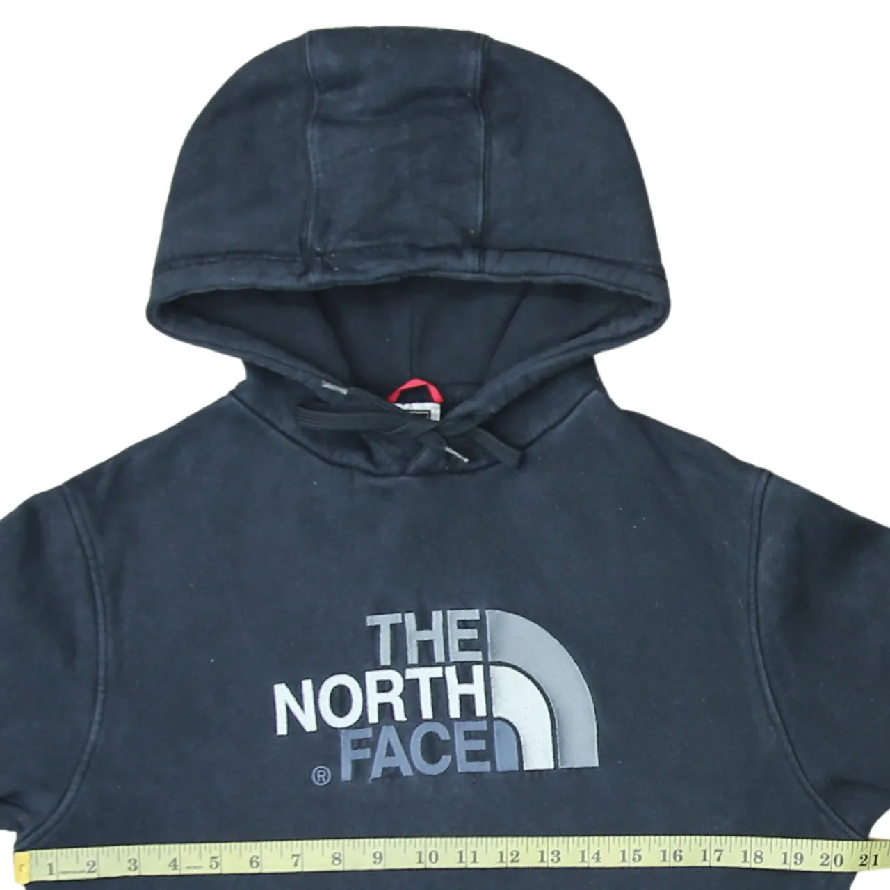 The North Face Black Hoodie Men's Small Printed Logo Front Pocket Pullover Sweatshirt sold by Vintage Club product image thumbnail 5