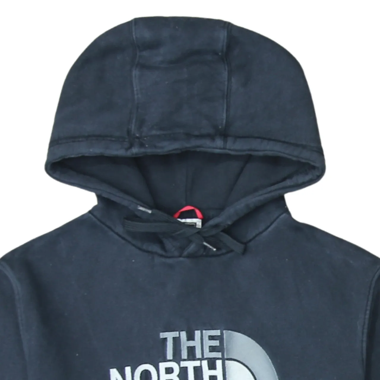 The North Face Black Hoodie Men's Small Printed Logo Front Pocket Pullover Sweatshirt sold by Vintage Club product image thumbnail 3