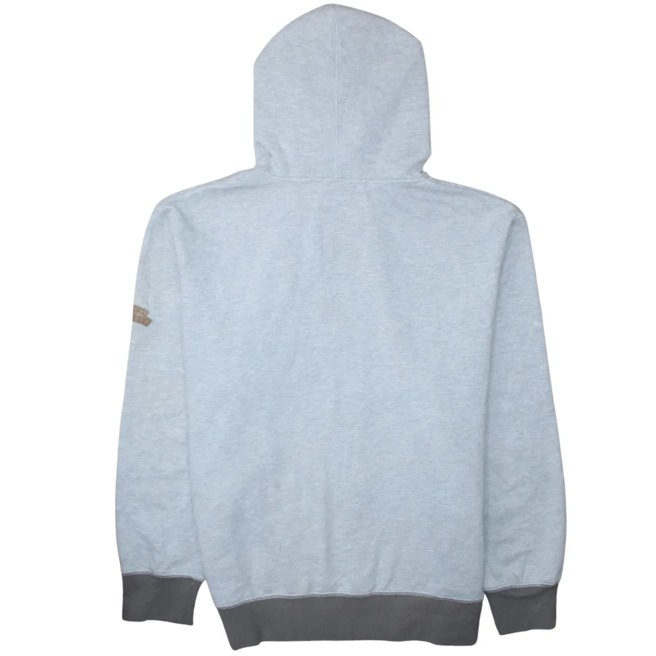 Lee Cooper Light Grey Zip Hoodie Women’s Large Embroidered Chest Logo Button Pockets Sweatshirt sold by Vintage Club product image thumbnail 2