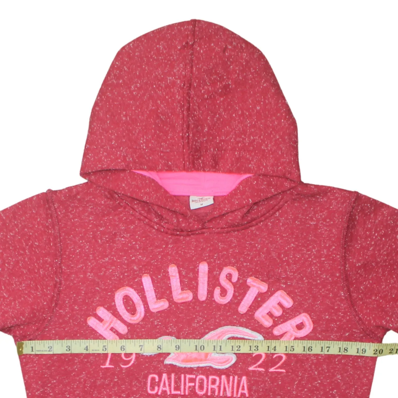 Hollister 90's Spellout Pullover Hoodie Medium Red sold by Vintage Club product image thumbnail 5